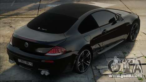 BMW M6 Black Coupe para GTA San Andreas