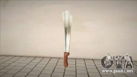 Machete Mod para GTA San Andreas