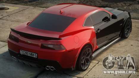 Chevrolet Camaro Z28 2015 Red-Bleck para GTA San Andreas