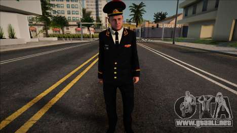 General de División del Ministerio del Interior para GTA San Andreas