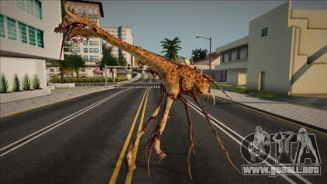 Jirafa infectado del juego Zoochosis para GTA San Andreas