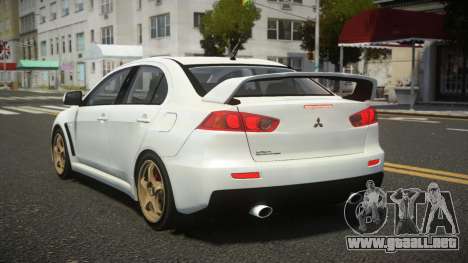 Mitsubishi Lancer Evolution X DSF para GTA 4