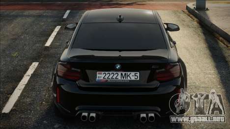 BMW M2 COMPETITION Black Edition para GTA San Andreas