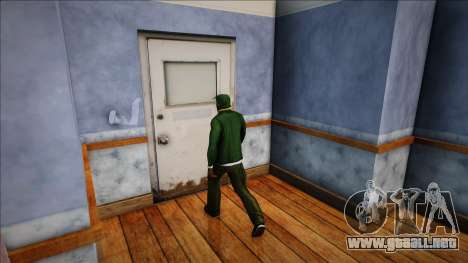 Eliminar el efecto de desvanecimiento al entrar  para GTA San Andreas