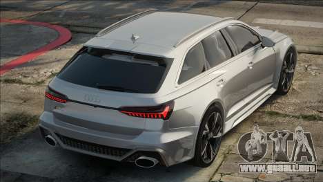 Audi RS6 2020 Silver para GTA San Andreas