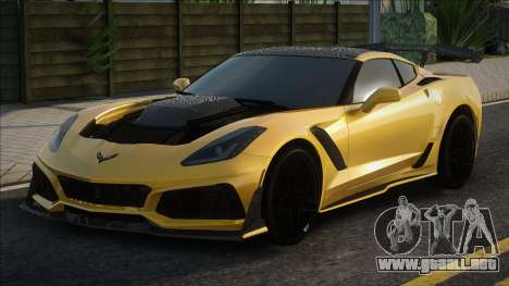 Chevrolet Corvette ZR1 2019 Yellow para GTA San Andreas