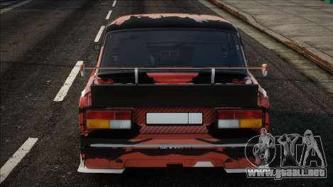 VAZ 2107 con vinilo para GTA San Andreas