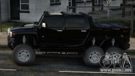 Hummer H6 Sut Pickup Blek para GTA San Andreas