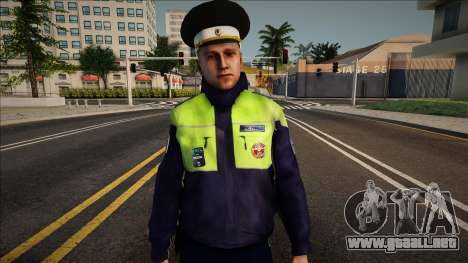 Inspector de policía de tráfico con uniforme de  para GTA San Andreas