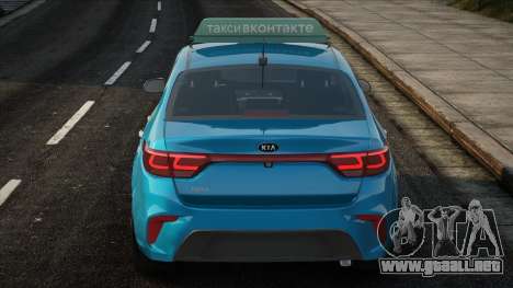 Kia Rio (VKontakte Taxi) para GTA San Andreas