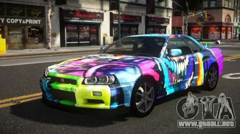 Nissan Skyline R34 Heroshi S4 para GTA 4