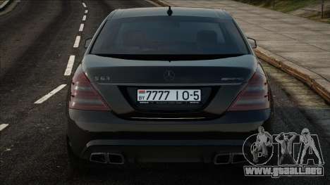 Mercedes-Benz S63 AMG (W221) 2011 para GTA San Andreas