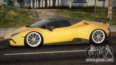 Lamborghini Huracan Yell para GTA San Andreas