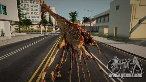 Jirafa infectado del juego Zoochosis para GTA San Andreas