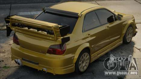 Subaru WRX STI Yellow para GTA San Andreas