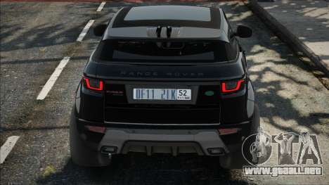 Range Rover Evoque Coupe Blek para GTA San Andreas