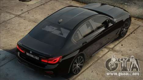 BMW G30 M550D Black para GTA San Andreas