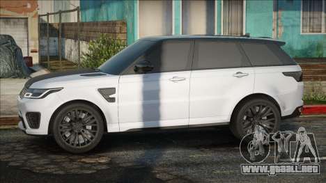 Range Rover SVR 2019 White para GTA San Andreas