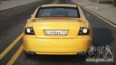 2006 Pontiac GTO Yelow para GTA San Andreas