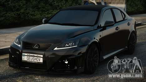 Lexus IS F Black para GTA San Andreas