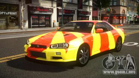 Nissan Skyline R34 Heroshi S2 para GTA 4