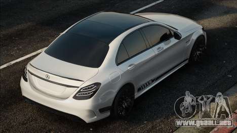 Mercedes-Benz C63 W205 - White para GTA San Andreas