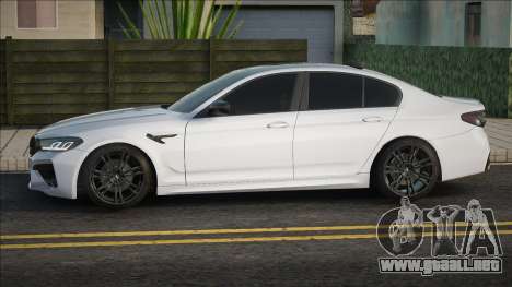 BMW M5 F90 2021 White para GTA San Andreas