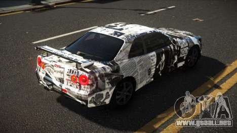 Nissan Skyline R34 Heroshi S7 para GTA 4