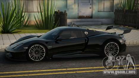 Porsche 918 Spyder 2014 Blek para GTA San Andreas