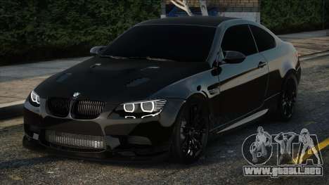 BMW M3 E92 Black para GTA San Andreas