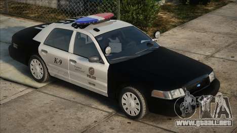 LAPD 2011 Ford Crown Victoria K-9 para GTA San Andreas