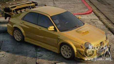 Subaru WRX STI Yellow para GTA San Andreas