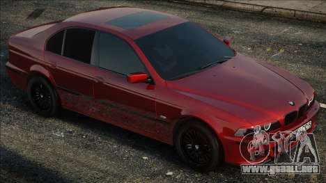 BMW 540i e39 RED para GTA San Andreas