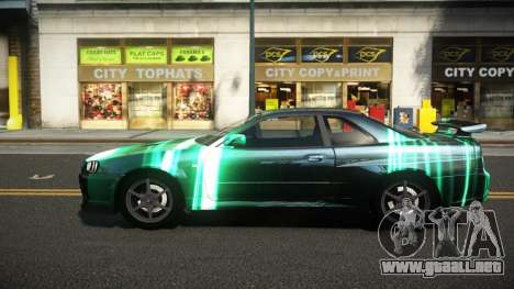 Nissan Skyline R34 Heroshi S3 para GTA 4