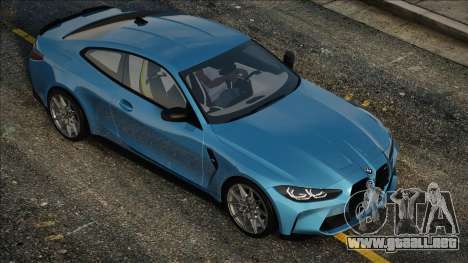 BMW M4 2020 Azul para GTA San Andreas