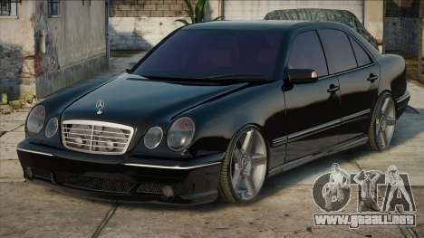 Mercedes Benz W210 E55 AMG Blek para GTA San Andreas