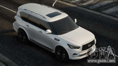 Infiniti QX80 - White para GTA San Andreas