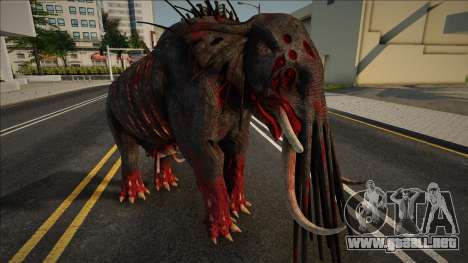 Elefante infectado del juego Zoochosis para GTA San Andreas