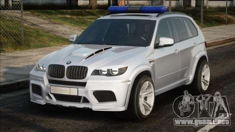 BMW X5 E70 Black Police para GTA San Andreas