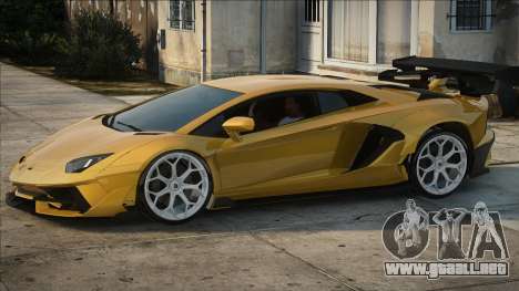 Lamborghini Aventador LP700-4 Yellow Stock para GTA San Andreas