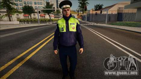 Inspector de policía de tráfico con uniforme de  para GTA San Andreas