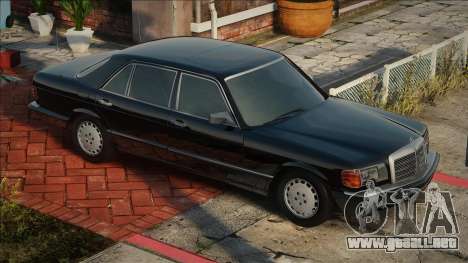 Mercedes-Benz W126 - Black para GTA San Andreas