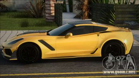 Chevrolet Corvette ZR1 2019 Yellow para GTA San Andreas