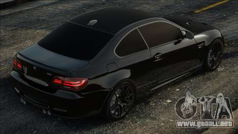 BMW M3 E92 Black para GTA San Andreas