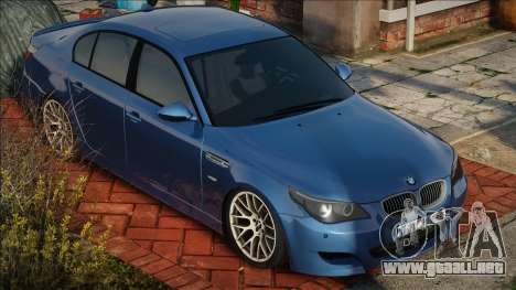 BMW M5 BLU para GTA San Andreas