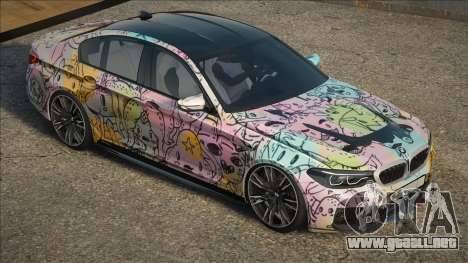 BMW M5 Vinyl para GTA San Andreas