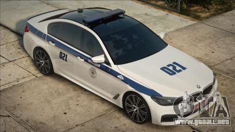 BMW G30 MILITSIYA para GTA San Andreas