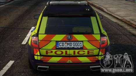 Skoda Octavia VRS Police para GTA San Andreas