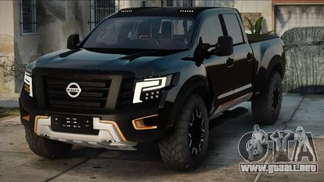 Nissan Titan 2017 Black para GTA San Andreas