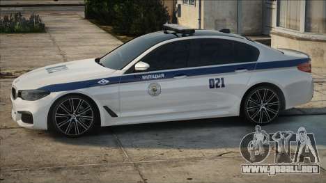 BMW G30 MILITSIYA para GTA San Andreas